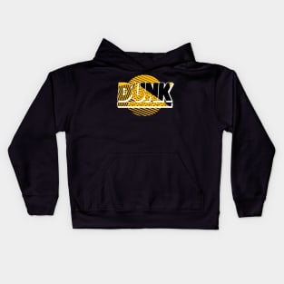 Goldenrod Pattern Dunk Sneaker Art Kids Hoodie